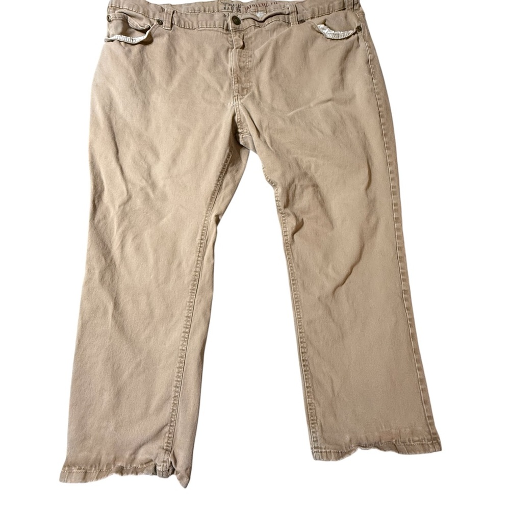 True Nation Athletic Fit Khaki Denim Big & Tall size 50/28 Men's Pants